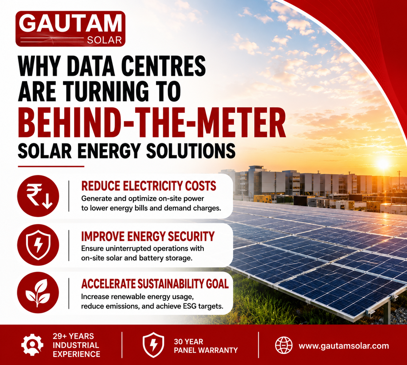 Why Data Centres Are Turning to Behind-the-Meter Solar Energy Solutions